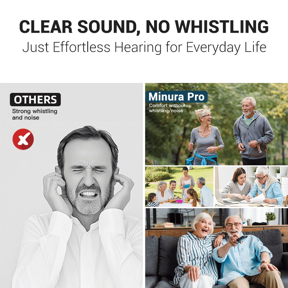 Discreet CIC Rechargeable Hearing Aids with App Control
