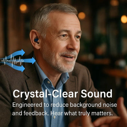 In-Ear Rechargeable Hearing Aids Offering Clear Sound, Long-Lasting Battery, and Comfortable Fit for Everyday Use