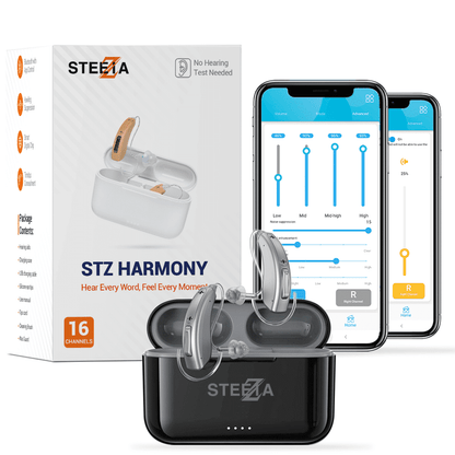 Rechargeable Bluetooth RIC Digital Hearing Aids for Adults